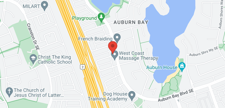 map of 345 Auburn Bay Boulevard SE
